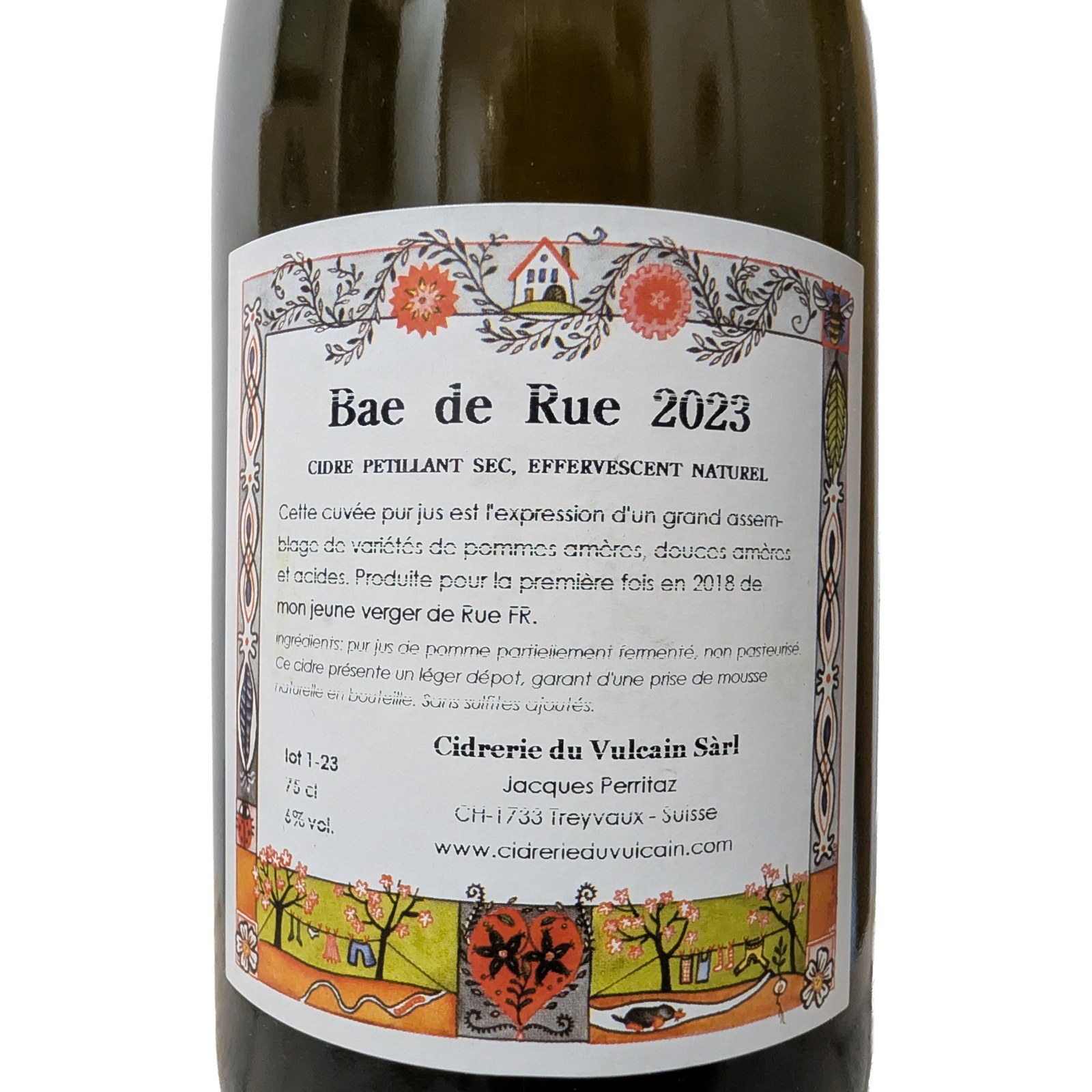 Baie de Rue 2023 - Contre-étiquette