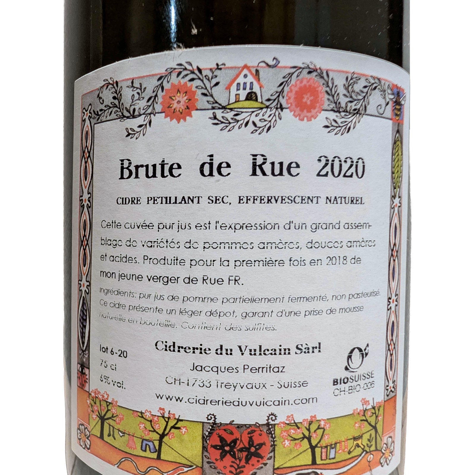 Brute de Rue 2020 - Contre-étiquette