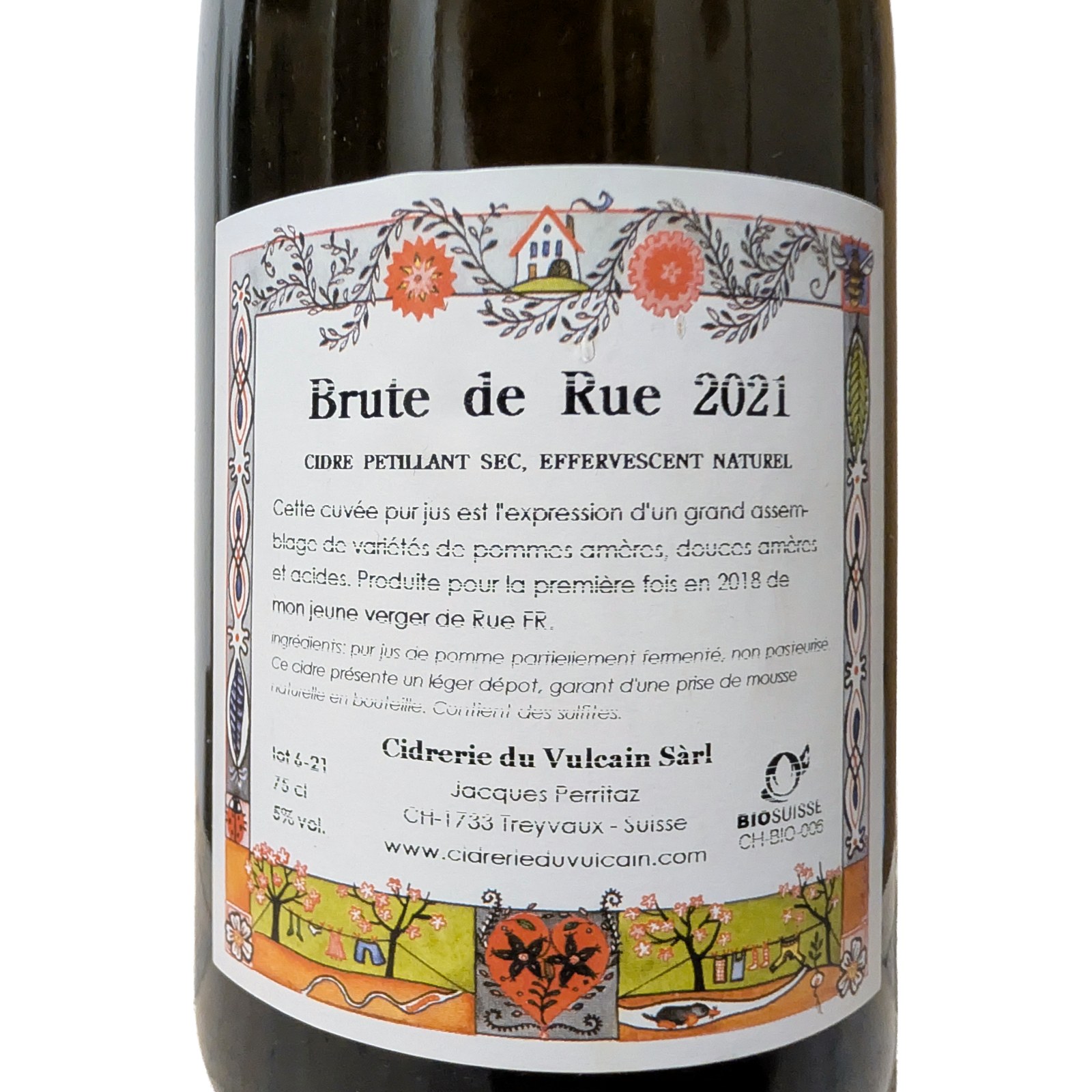Brute de Rue 2021 - Contre-étiquette