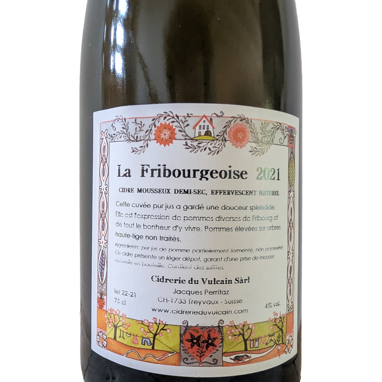 Fribourgeoise 2021 - Contre-étiquette