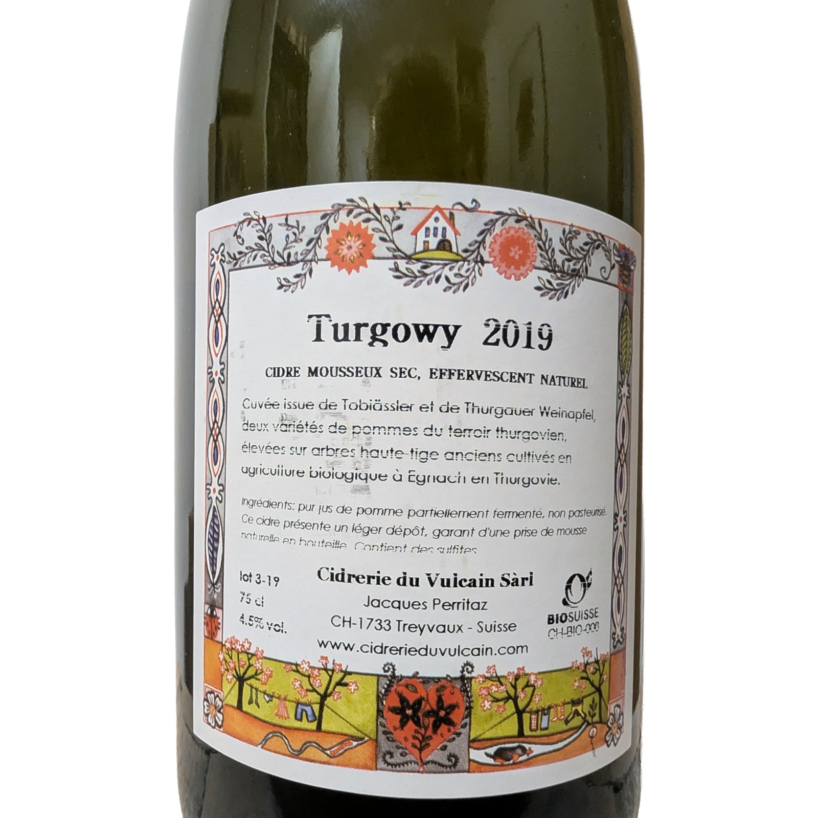 Turgowy 2019 - Contre-étiquette